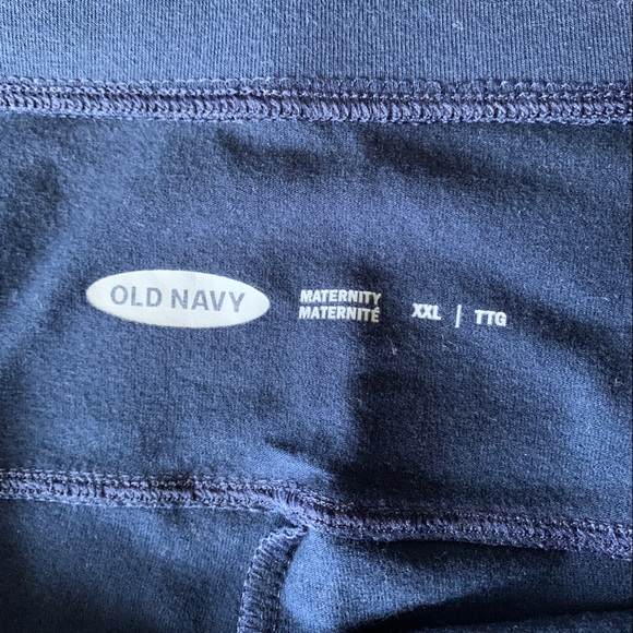 Old Navy Maternity Leggings XXL Navy Blue - Picture 3 of 6